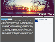 Tablet Screenshot of fondaiowa.com